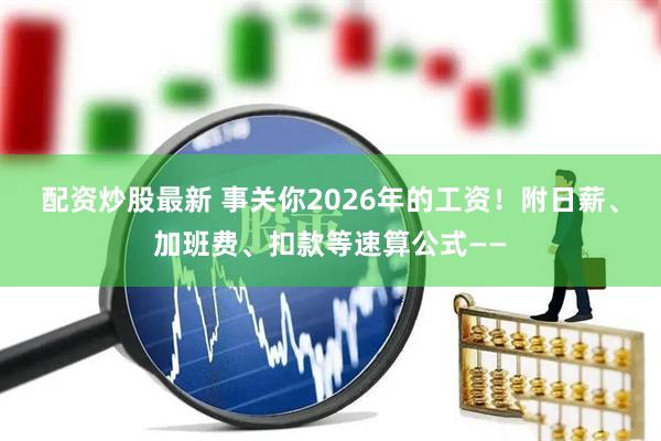 配资炒股最新 事关你2026年的工资！附日薪、加班费、扣款等速算公式——